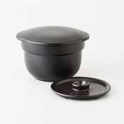 Black Ohitsu Rice Pot (2-Go)