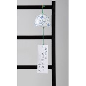 Wind Chime, Hand-Painted Camellia Sasanqua 