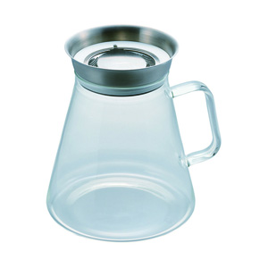 HARIO 不锈钢滤盖透明玻璃壶 Simply (700ml)