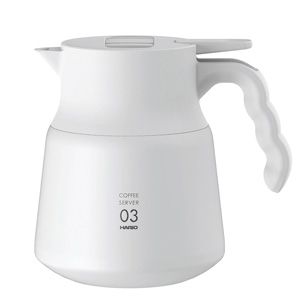 HARIO V60 不銹鋼保溫咖啡壺 PLUS800 (白色)
