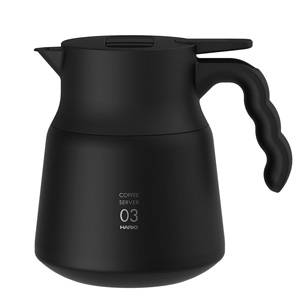 HARIO V60 不锈钢保温咖啡壶 PLUS800 (黑色)