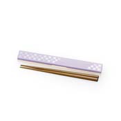Traditional Japanese Color Chopsticks & Chopstick Case (Wisteria Purple)