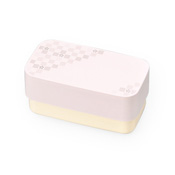 Traditional Japanese Color Rectangular Lunchbox (Cherry Blossom Pink)
