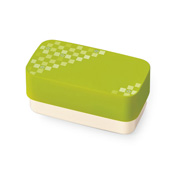Traditional Japanese Color Rectangular Lunchbox (Young Leaf Green)