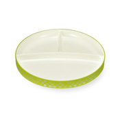 Traditional Japanese Color Lunch Plate, 24cm (Young Leaf Green)