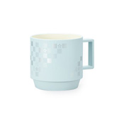 Traditional Japanese Color Stackable Mug, L (Pale Indigo)