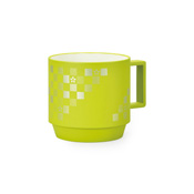 Traditional Japanese Color Stackable Mug, L (Young Leaf Green)