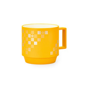 Traditional Japanese Color Stackable Mug, L (Japanese Kerria Yellow)