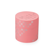Traditional Japanese Color Tea Caddy (Peach Flower Pink) 