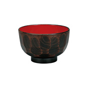 Microwave-Safe Soup Bowl w/Honeycomb Pattern (Teak Wood) 