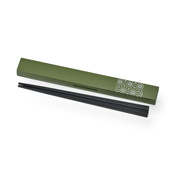 Chopsticks & Slim Chopstick Case, Hemp Leaves (Green) 