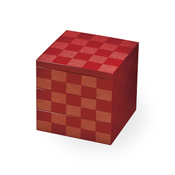 3-Tier Box 5.0 Size, Checker (Vermillion) 
