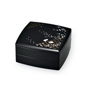 7.5 Size Bulgy Box OV, Checker & Rabbit (Black) 