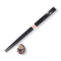 Age-Daruma Chopsticks Set, Black 