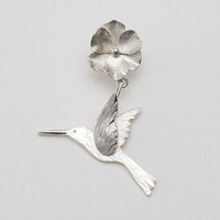 Pin Brooch, Hummingbird