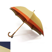 Koshu Weave Evergreen Oak Handled Hand-Opening Long Umbrella