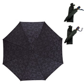 Braided Handle, Koshu Weave, Brocade, Rain-or-Shine Collapsible Umbrella