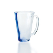 Foamy Glass Mountain Mug (Indigo Flow)
