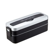 Lunch Box w/Bag & Refrigerant, 800ml, 2-Tier Type