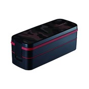 Lunch Box w/Bag, 820ml, 2-Tier Type