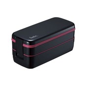 Lunch Box w/Bag, 640ml, 2-Tier Type