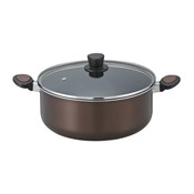 NEW Cook Amour, IH StockPot 28cm w/Glass Lid