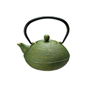 铁瓶茶壶0.6L 绿色