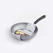 Stylish Silver Induction Cooker Frying Pan 26cm / ND-792