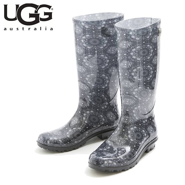 ugg black rain boots