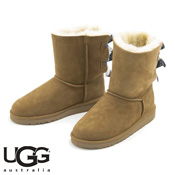 UGG BAILEY BOW BANDANA CHESTNUT (Brown) / Mouton Boots / Ladies', Kids'