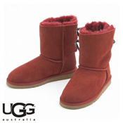 UGG BAILEY BOW BANDANA MATADOR RED (红色)/ 雪靴/ 女装, 童装