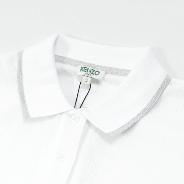 kenzo white polo shirt