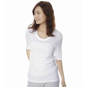 KENZO 2ts765980 KNITTED T-Shirt (White) / Ladies'