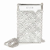 KENZO 1pm618f13-ag Cell Phone Case w/Strap (Silver) / Ladies'