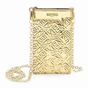 KENZO 1pm618f13-or Cell Phone Case w/Strap (Gold) / Ladies'