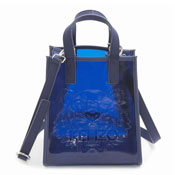 KENZO 1sa606f12-71 透明托特包 (藍色)/ 女裝