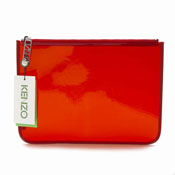 KENZO 1sa606f12-tr 透明手拿包 (紅色)/ 女裝