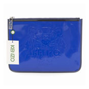 KENZO 1sa607f12-71 Clear Clutch Bag (Blue) / Ladies'