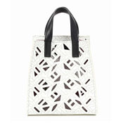 KENZO 2sa606l11-01 Shopping Bag (White) / Ladies'