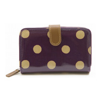 Cath Kidston ca592628 Folded Zip Wallet (紫色)/ 女性时尚