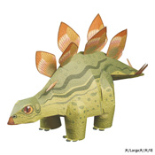 [Paper Craft] Stegosaurus, Déformer Series (Large)