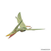 [Paper Craft] Pteranodon, Déformer Series (Small/Green)