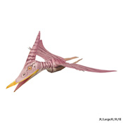 [Paper Craft] Pteranodon, Déformer Series (Large/Pink)