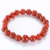Kyoto Buddhist Rosary/Bracelet Bracelet, Red Agate 10mm x 21 Beads