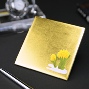 [Gold Leaf Tile] 福Kotobuki草