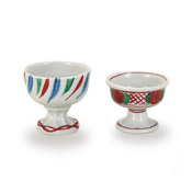 Cup Set, Colored Designs
