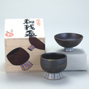 Wagahai (My Cup) Set, Tokusa by Shuzen