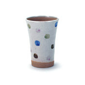 Beer Cup, Four-Color Polka Dot, 350cc
