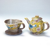 Teapot & Dripper,  Blue Bird