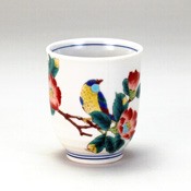 Teacup, Camellia & Bird